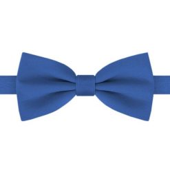 Wełniana Mucha Męska - His Story - Niebieska. Niebieskie krawaty i muchy His Story, z aplikacjami, z wełny, eleganckie. Za 49.00 zł.