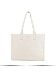 JENNY Torebka JNY-M-020-07 Écru. Shopperki damskie Jenny, bez wzorów, z tworzywa sztucznego, bez dodatków. Za 159.99 zł.