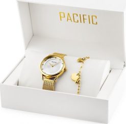 Zegarek Pacific ZEGAREK DAMSKI PACIFIC X6192-04 - komplet prezentowy (zy723b) NoSize. Zegarki damskie Pacific. Za 161.65 zł.