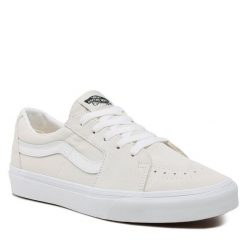 Tenisówki Vans. Białe trampki i tenisówki damskie Vans, bez wzorów, bez zapięcia. Za 169.99 zł.