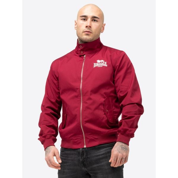 Kurtka puchowa Lonsdale Classic. Czerwone kurtki męskie Lonsdale, bez wzorów, z puchu, sportowe, bez kaptura. Za 380.65 zł.