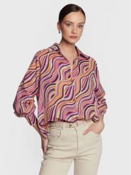 Billabong Koszula Swell EBJWT00102 Fioletowy Oversize. Fioletowe koszule damskie Billabong, s, bez wzorów, z bawełny, bez kołnierzyka, bez ramiączek. Za 189.99 zł.