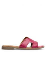 Lasocki Klapki WI16-FOXI-74 Różowy. Czerwone klapki damskie Lasocki, bez wzorów, ze skóry, bez obcasa, bez zapięcia. Za 119.99 zł.