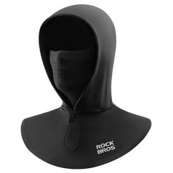 ROCKBROS Czapka rowerowa narciarska podwójna warstwa. Czarne czapki damskie ROCKBROS, na jesień, bez wzorów, z materiału. Za 85.80 zł.