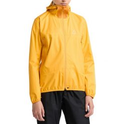Kurtka przeciwdeszczowa damska Haglöfs L.I.M Proof. Żółte kurtki sportowe damskie Haglöfs, l, bez wzorów, bez ramiączek, bez kaptura, trekkingowe. Za 419.99 zł.