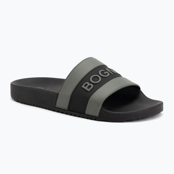 Klapki męskie BOGNER Belize 4 F. Czarne klapki męskie Bogner, bez wzorów, z materiału, bez zapięcia. Za 297.99 zł.