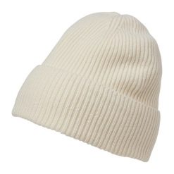 Czapka zimowa z merino dla dorosłych Helly Hansen Wool Beanie. Białe czapki damskie Helly Hansen, na zimę, bez wzorów, sportowe. Za 228.50 zł.
