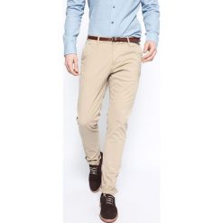 Scotch & Soda - Spodnie. Brązowe eleganckie spodnie męskie Scotch & Soda, bez wzorów, z bawełny. W wyprzedaży za 299.90 zł.
