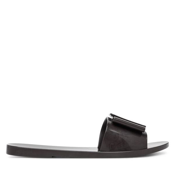 Klapki Melissa. Brązowe klapki damskie Melissa, bez wzorów, bez obcasa, bez zapięcia. Za 213.99 zł.