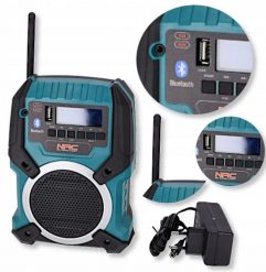 Radio budowlane NAC Radio RJ-LI-20V NAC Akumulatorowe. Radia NAC. Za 119.70 zł.
