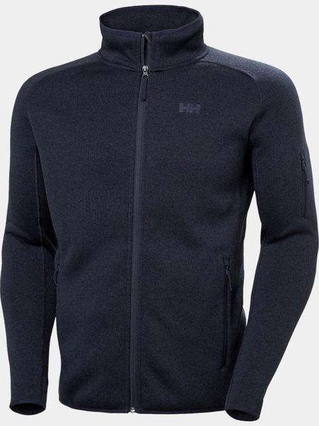 Sweter męski Helly Hansen Varde 2.0. Niebieskie swetry męskie Helly Hansen, na zimę, m, bez wzorów, z materiału, bez kołnierzyka, bez ramiączek. Za 475.15 zł.