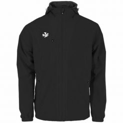 Oddychająca kurtka wodoodporna Reece Australia Cleve. Czarne kurtki sportowe damskie REECE, xl, bez wzorów, bez ramiączek, bez kaptura. Za 267.85 zł.