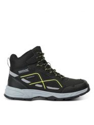 Regatta Trekkingi Vendeavour Boot RMF807 Czarny. Czarne trekkingi męskie Regatta, ze skóry, bez zapięcia. Za 289.99 zł.