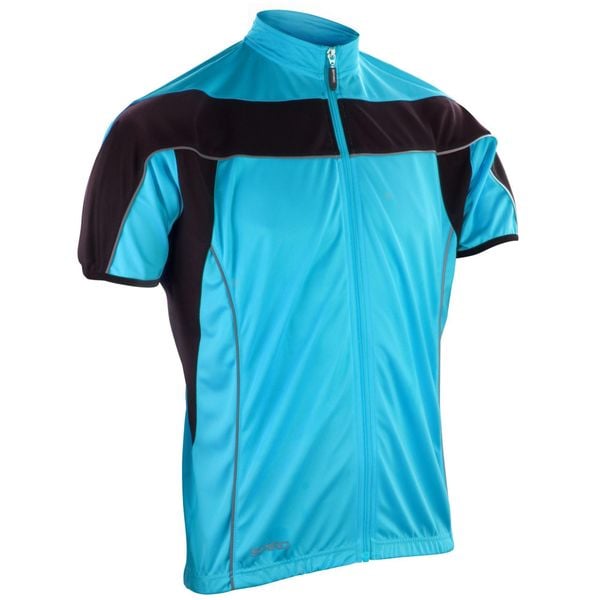 Męska Kurtka Bikewear Full Zip Performance Jacket. Czarne kurtki męskie SPIRO, m, bez wzorów, sportowe, bez kaptura. Za 87.99 zł.