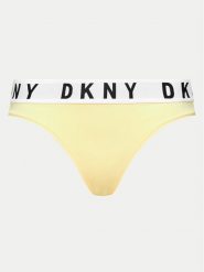 DKNY Stringi DK4529 Żółty. Żółte majtki damskie DKNY, z bawełny. Za 119.99 zł.
