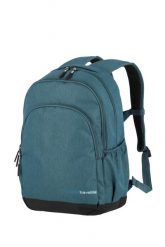 Miejski Plecak z przegrodą na laptop Travelite Kick-Off 22L 6918-22. Niebieskie plecaki męskie TRAVELITE, bez wzorów, z materiału, biznesowe. Za 189.00 zł.