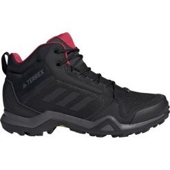 Czarne Buty trekkingowe adidas Terrex AX3 Mid Gtx W BC0590. Czarne obuwie trekkingowe damskie Adidas, z gore-texu, bez zapięcia. W wyprzedaży za 529.00 zł.