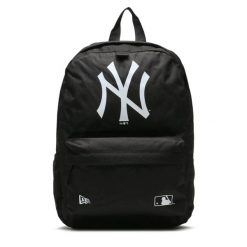 Plecak szkolny sportowy New Era MLB STADIUM BAG NEYYAN BLK OSFA. Czarne plecaki męskie New Era, bez wzorów, z materiału, biznesowe. Za 109.00 zł.