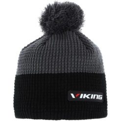 Czapka narciarska męska Viking Zak. Czarne czapki męskie Viking, na zimę, bez wzorów. Za 69.90 zł.