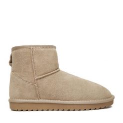 Śniegowce DeeZee. Brązowe śniegowce damskie DeeZee, bez zapięcia. Za 249.99 zł.