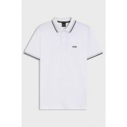 Polo BOSS Paddy Open White (50469055-111). Białe koszulki sportowe męskie Boss, m, bez wzorów, bez ramiączek. Za 319.00 zł.