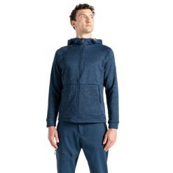 Bluza Męska Polar Z Kapturem Shielding. Niebieskie bluzy sportowe męskie Dare 2B, na zimę, m, bez wzorów, z polaru, z kapturem, trekkingowe. Za 79.99 zł.