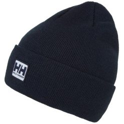 Czapka Helly Hansen urban cuff. Niebieskie czapki damskie Helly Hansen, bez wzorów, z materiału, klasyczne. Za 226.50 zł.