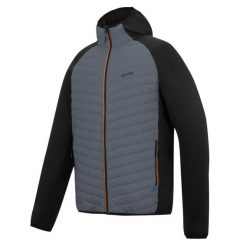 Kurtka męska hybrydowa Andreson. Szare kurtki męskie Regatta, m, bez wzorów, z puchu, sportowe, bez kaptura. Za 206.99 zł.