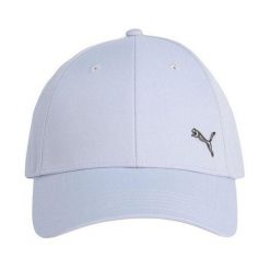 Czapka Z Daszkiem Z Metalowym Logo ESS. Niebieskie czapki damskie Puma, bez wzorów. Za 89.99 zł.