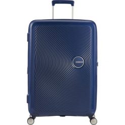 Walizka American Tourister Soundbox 67/24 TSA EXP. Niebieskie walizki damskie American Tourister, bez wzorów, z materiału. Za 763.30 zł.