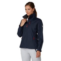 Kurtka żeglarska damska Helly Hansen Crew Hooded Midlayer. Niebieskie kurtki sportowe damskie Helly Hansen, s, bez wzorów, z syntetyku, bez ramiączek, bez kaptura, trekkingowe. Za 957.00 zł.