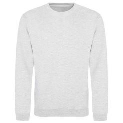 Bluza Polibawełniana Unisex Dla Dorosłych. Szare bluzy męskie AWDIS, m, bez wzorów, bez ramiączek, bez kaptura. Za 107.99 zł.