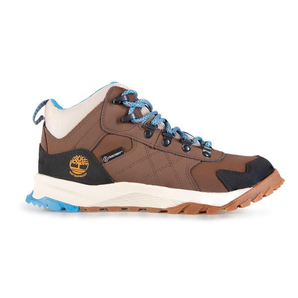 Buty trekkingowe Damskie Timberland Lincoln Peak Mid naturalna skóra. Brązowe obuwie trekkingowe damskie Timberland, ze skóry, bez zapięcia. Za 649.99 zł.