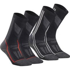 Skarpety turystyczne Quechua SH900 Mountain Mid. Czarne skarpetki damskie QUECHUA, bez wzorów, z elastanu. Za 109.99 zł.
