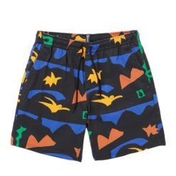 Spodenki kąpielowe męskie Volcom Arthur Longo Ew. Czarne szorty męskie Volcom, bez wzorów, z bawełny, sportowe. W wyprzedaży za 297.40 zł.