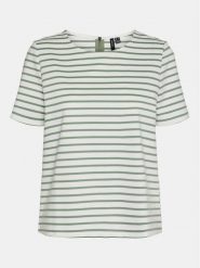Vero Moda T-Shirt Abby 10304716 Zielony Regular Fit. Zielone t-shirty damskie Vero Moda, s, bez wzorów, z syntetyku, bez kołnierzyka, bez ramiączek. Za 99.99 zł.