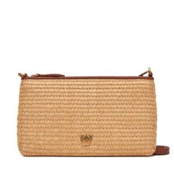 Torebka PINKO. Brązowe listonoszki damskie Pinko, bez wzorów, bez dodatków. Za 399.99 zł.