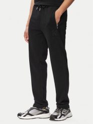 KARL LAGERFELD Spodnie dresowe 705019 563900 Czarny Regular Fit. Czarne spodnie sportowe męskie KARL LAGERFELD, m, bez wzorów, z bawełny. Za 619.99 zł.