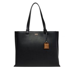 Torebka DKNY. Czarne shopperki damskie DKNY, bez wzorów, bez dodatków. Za 789.99 zł.