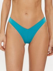 Calvin Klein Swimwear Dół od bikini KW0KW02350 Turkusowy. Niebieskie stroje kąpielowe damskie Calvin Klein Swimwear, m, bez wzorów, z syntetyku. Za 122.99 zł.