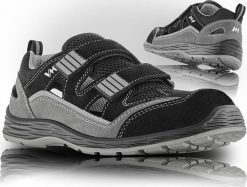 VM-2025-S1PLESD - LIVORNO sandały ochronne 39. Brązowe sandały męskie VM Footwear, bez wzorów, sportowe, bez zapięcia. Za 354.61 zł.