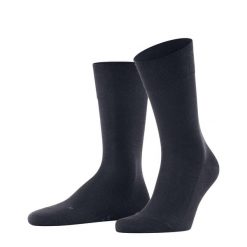 Skarpety Falke Sensitive New York. Niebieskie skarpety męskie Falke, bez wzorów, z elastanu. Za 126.00 zł.