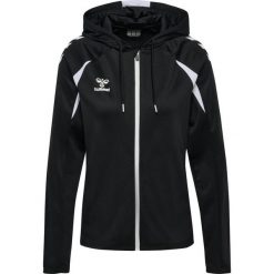 Damska bluza dresowa z kapturem Hummel Core 2.0. Białe bluzy damskie Hummel, bez wzorów, z dresówki, sportowe, bez ramiączek, z kapturem. Za 272.50 zł.