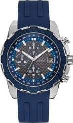 Zegarek Guess Zegarek męski Guess W1047G2 niebieski. Niebieskie zegarki męskie Guess, z aplikacjami. Za 729.00 zł.
