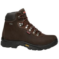 Buty trekkingowe damskie Chiruca Gredos Supra 12. Brązowe obuwie trekkingowe damskie Chiruca, bez zapięcia. Za 713.99 zł.