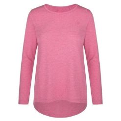 Damska koszulka Loap Bavaxa w kolorze różowym. Czarne bluzki damskie LOOP, bez wzorów, z materiału, biznesowe, bez kołnierzyka, bez ramiączek. Za 74.03 zł.