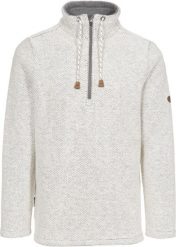 2058 Falmouthfloss - męski sweter 1/2 zip w kolorze złamanej bieli. Białe swetry męskie 2117 OF SWEDEN, m, bez wzorów, z bawełny, bez kołnierzyka, bez ramiączek. Za 259.99 zł.