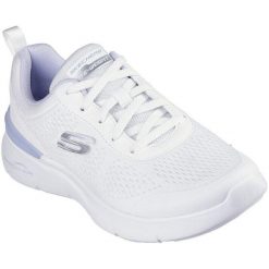 Adidasy Skechers Skech-air Dynamight, Kobiety. Białe obuwie sportowe damskie Skechers, bez wzorów, bez zapięcia. Za 390.00 zł.