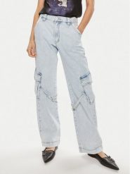 One Teaspoon Jeansy Luna 26256 Niebieski Relaxed Fit. Niebieskie jeansy damskie One Teaspoon, bez wzorów, z bawełny. Za 499.99 zł.