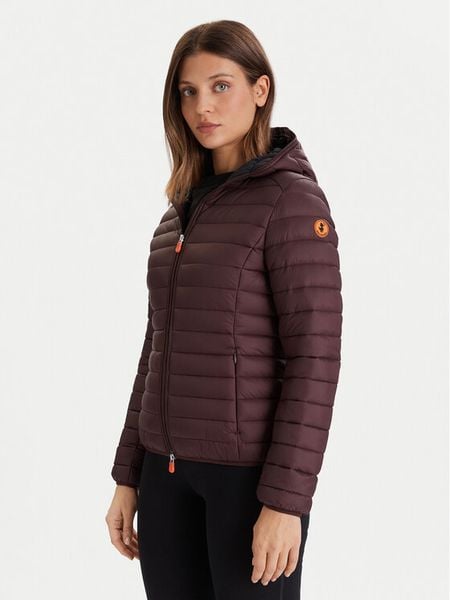 Save The Duck Kurtka przejściowa D33620W GIGA21 Bordowy Regular Fit. Czerwone kurtki damskie Save the duck, bez wzorów, z syntetyku, bez kaptura. Za 789.99 zł.